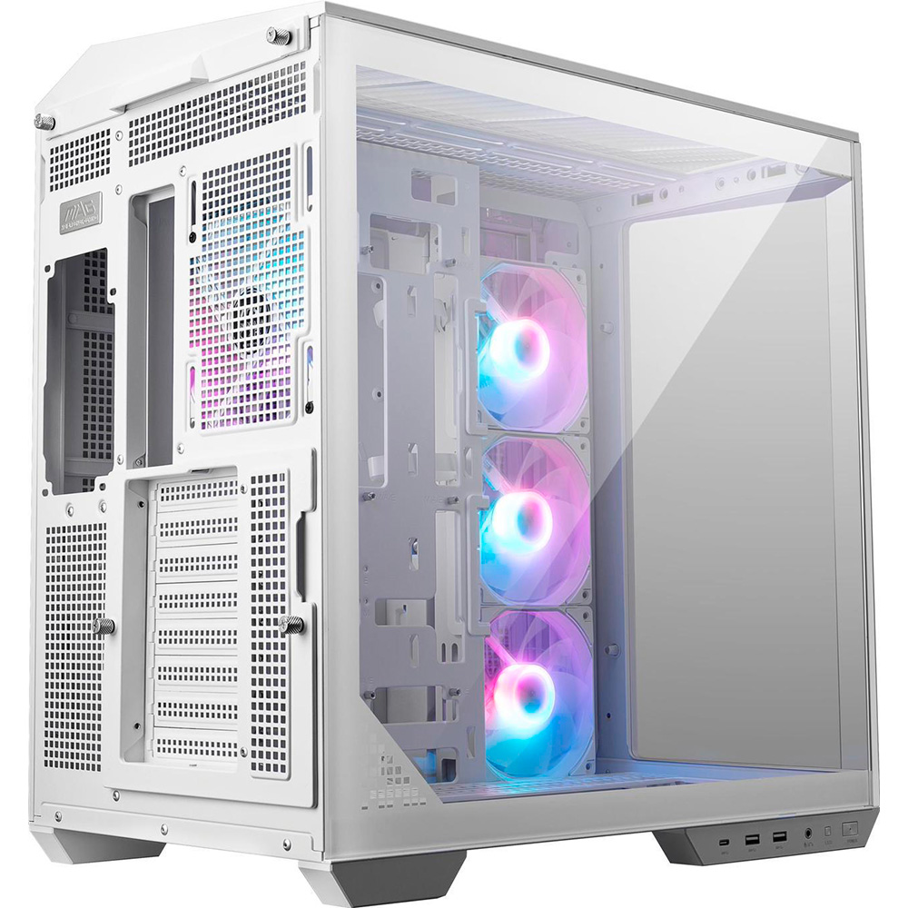 Gabinete Mag Pano M100r Pz White Tg Fan X4 Argb Msi
