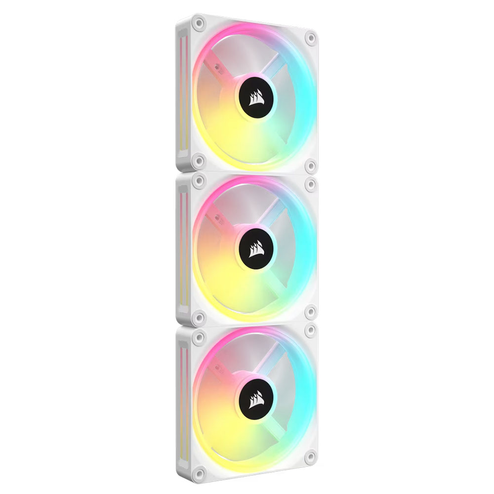 Cooler Fan Icue Link Qx120 Rgb 120mm Pack 3 White Corsair