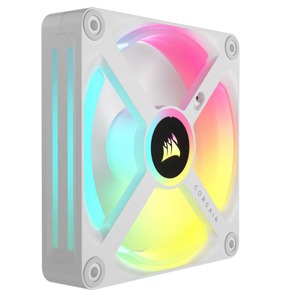 Cooler Fan Icue Link Qx120 Rgb 120mm Pack 3 White Corsair