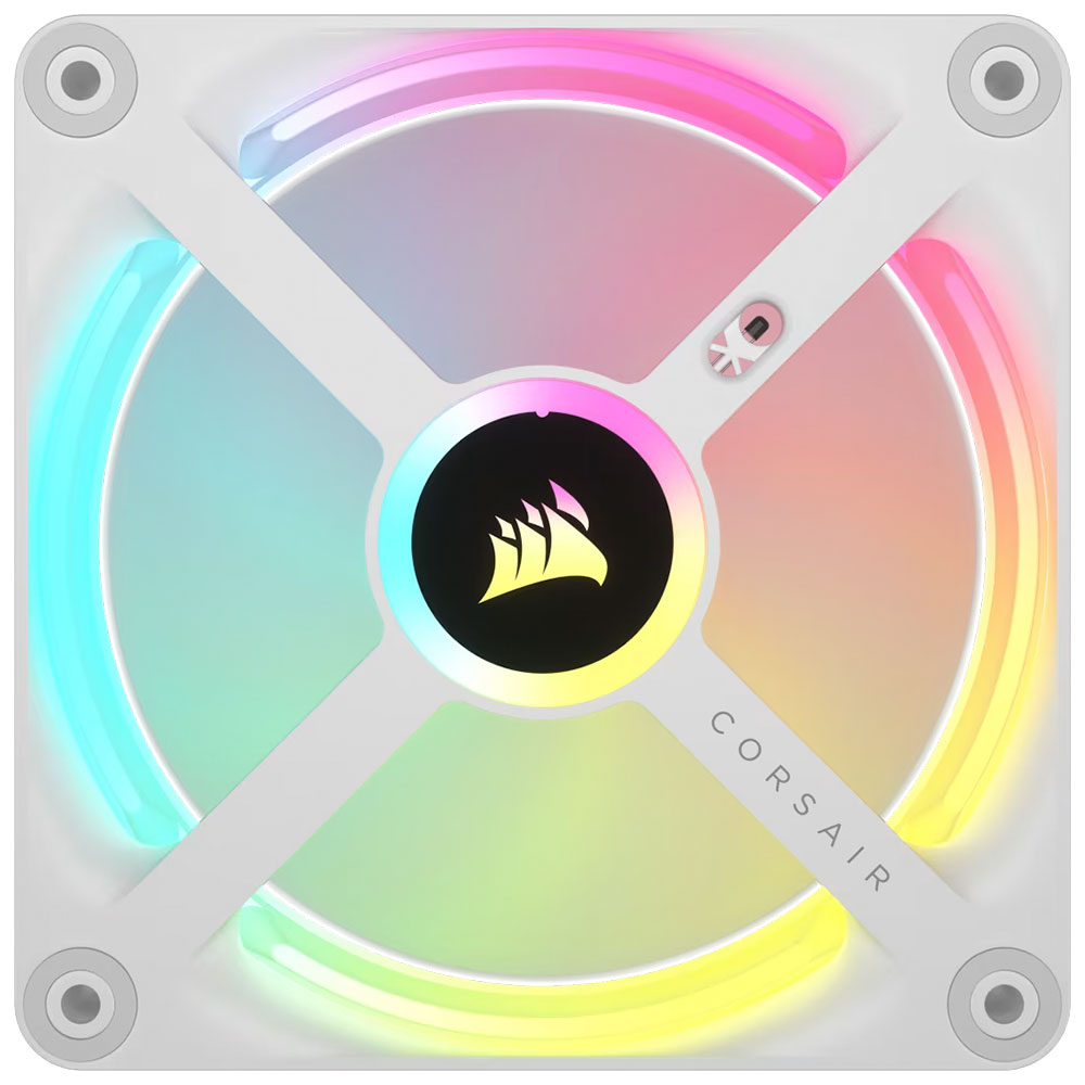 Cooler Fan Icue Link Qx120 Rgb 120mm Pack 3 White Corsair