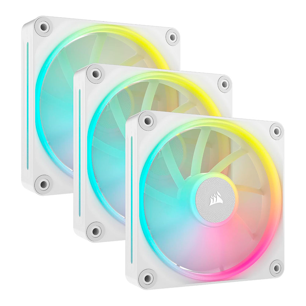 Cooler Fan Icue Link Lx120 Rgb 120mm Pack 3 White Corsair