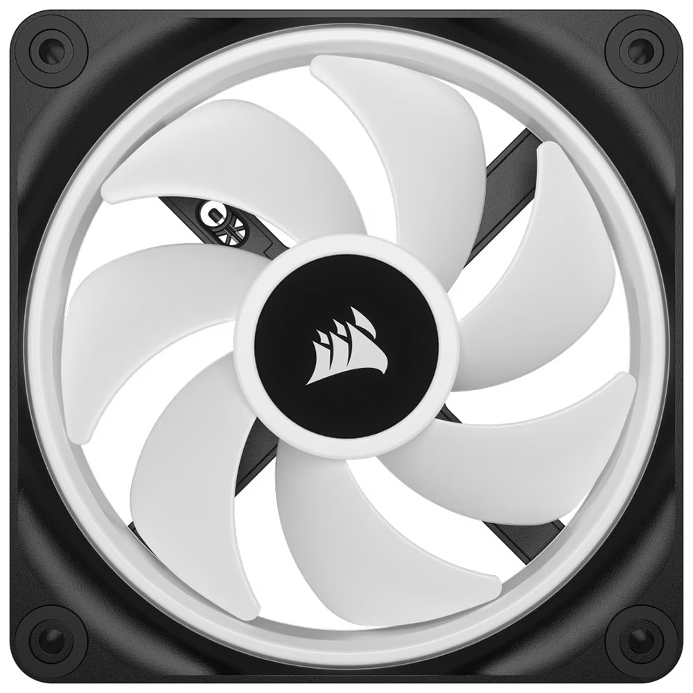 Cooler Fan Icue Link Qx120 Rgb 120mm Pack 3 Black Corsair