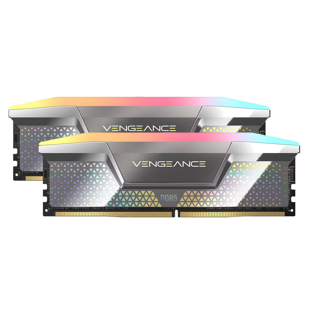 Memoria 48gb 2x24 8800mhz Ddr5 Vengeance Rgb Plateada Cl42 Corsair