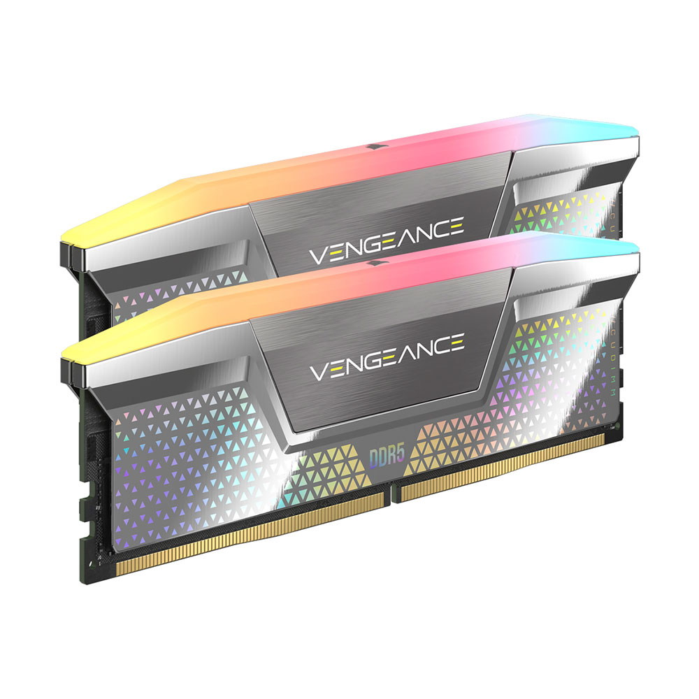 Memoria 48gb 2x24 8800mhz Ddr5 Vengeance Rgb Plateada Cl42 Corsair