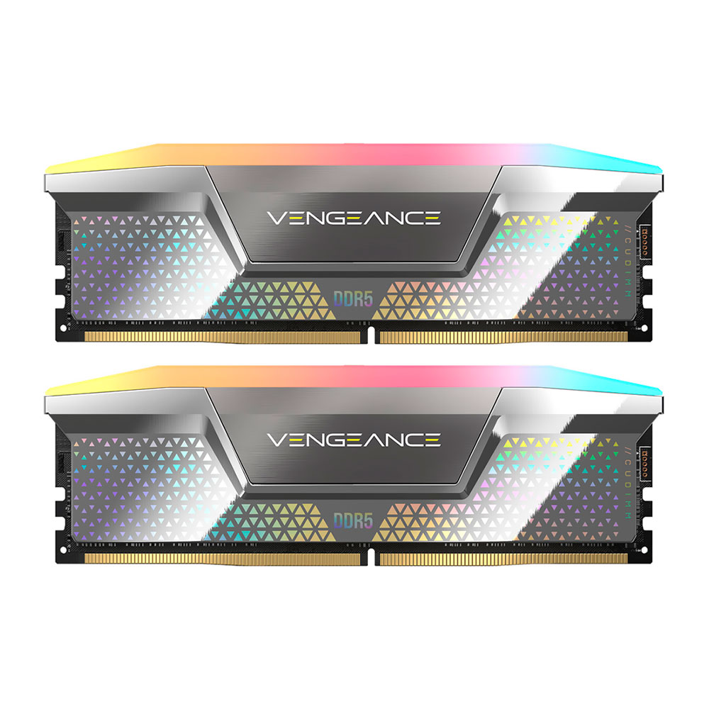 Memoria 48gb 2x24 8800mhz Ddr5 Vengeance Rgb Plateada Cl42 Corsair