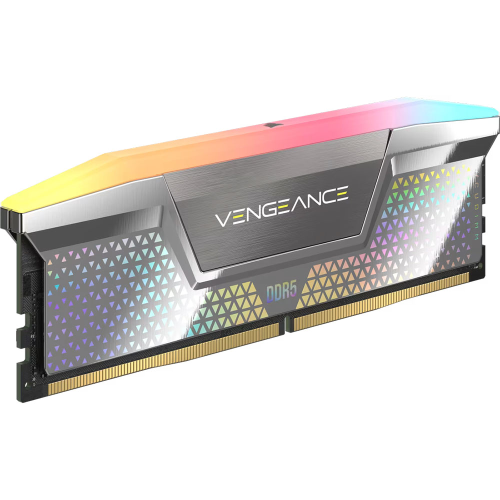Memoria 48gb 2x24 8800mhz Ddr5 Vengeance Rgb Plateada Cl42 Corsair