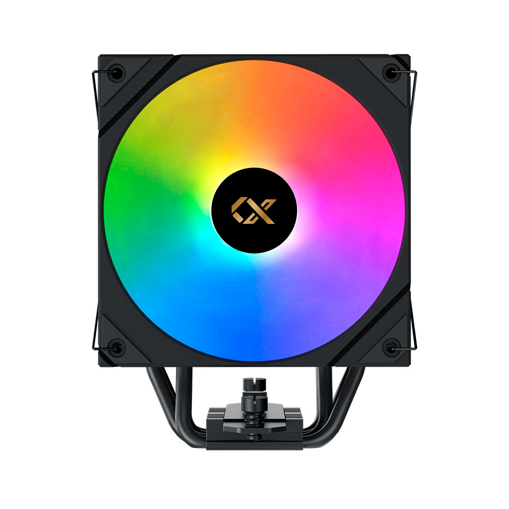 Cooler Cpu Ak4 Digital Led Display Argb Black Xigmatek