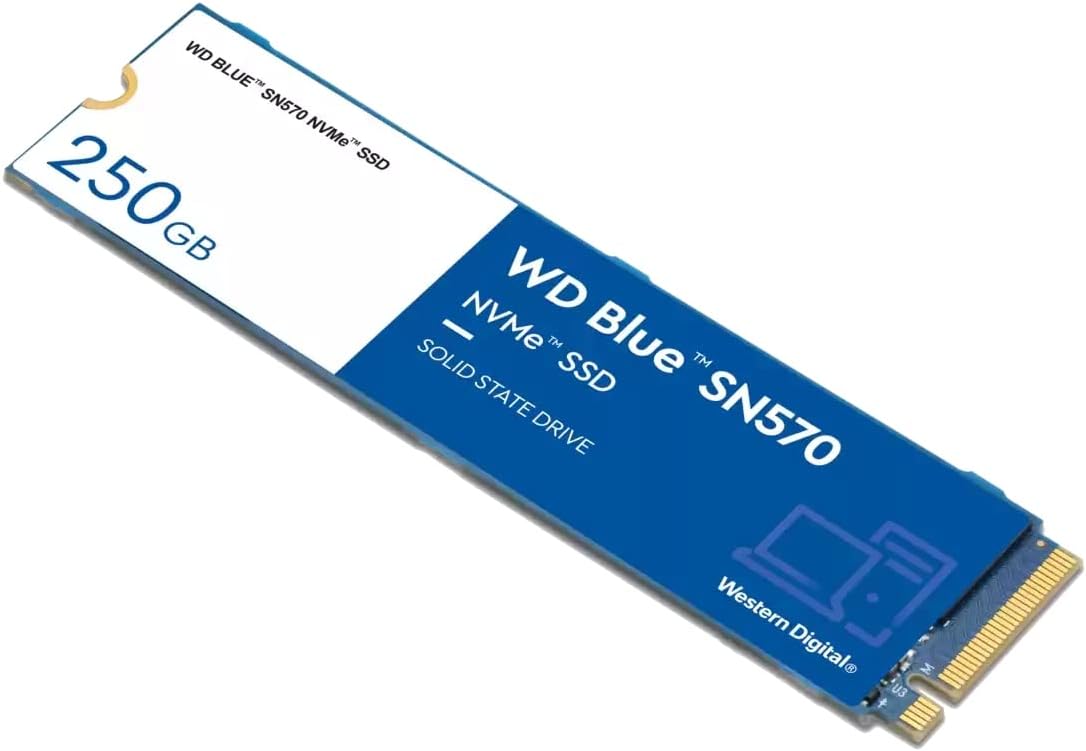 Disco Ssd 250gb Sn570 M.2 Nvme Blue Wd