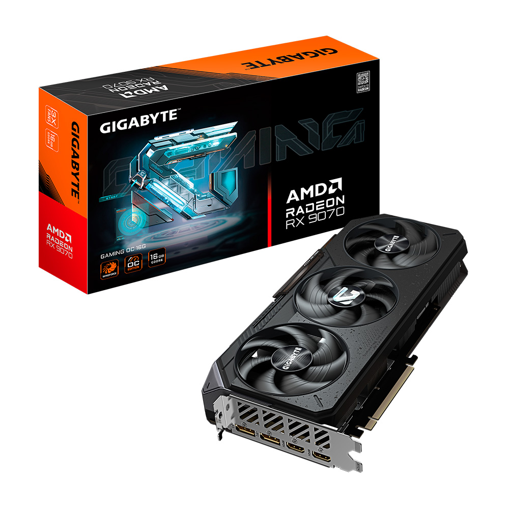 Placa De Video Radeon Rx 9070 Gaming Oc 16g Gigabyte
