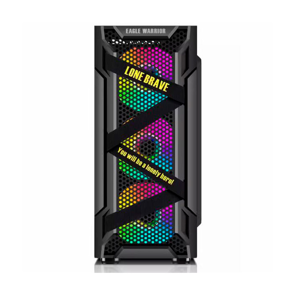 Gabinete Eagle Warrior Cg-08q3 Tg Fan X3 Argb