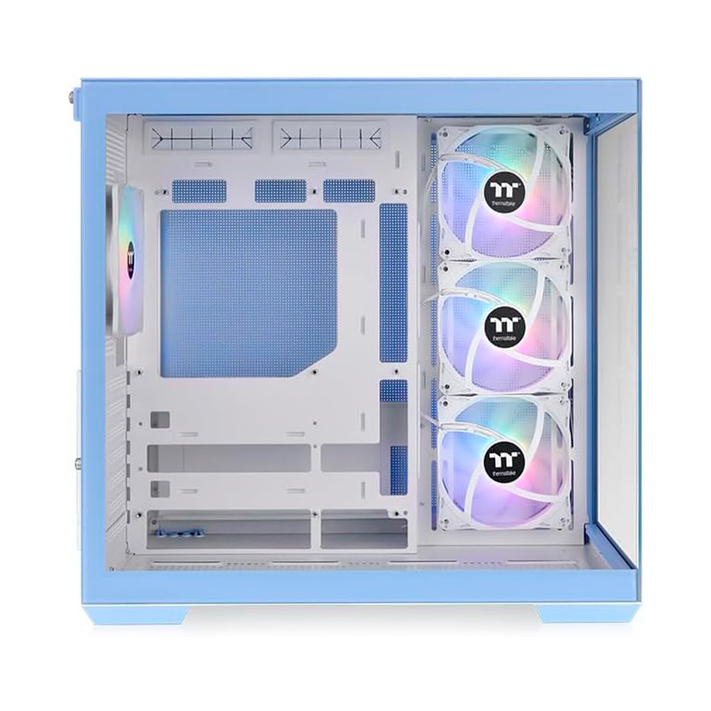 Gabinete View 380 Tg Argb Hydragena Blue Thermaltake