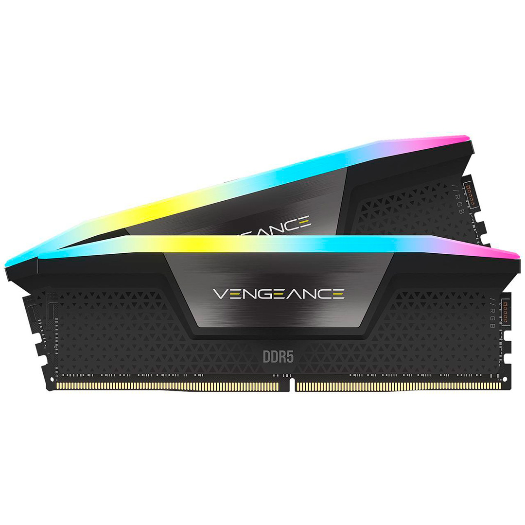 Memoria 64gb 2x32 5600mhz Ddr5 Vengeance Rgb Black Cl40 Corsair