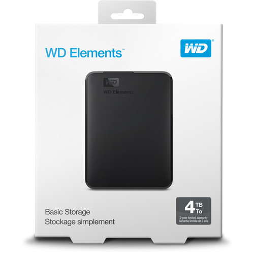 Disco Externo 4tb Elements Usb Black Wd