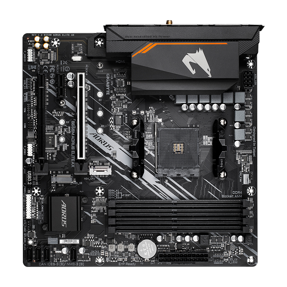 Mother B550m Aorus Elite Ax Gigabyte Am4