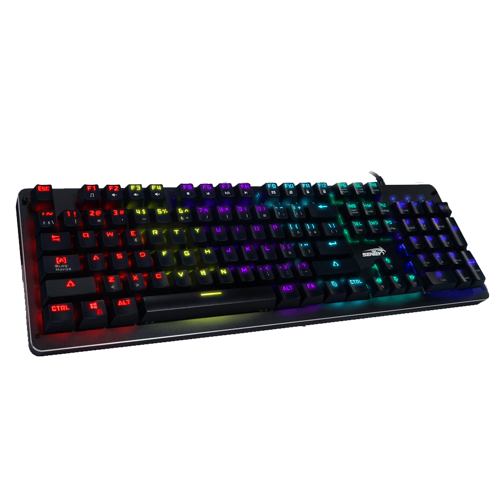 Teclado Mecanico Gs-530 Switch Outemu Rgb Sentey