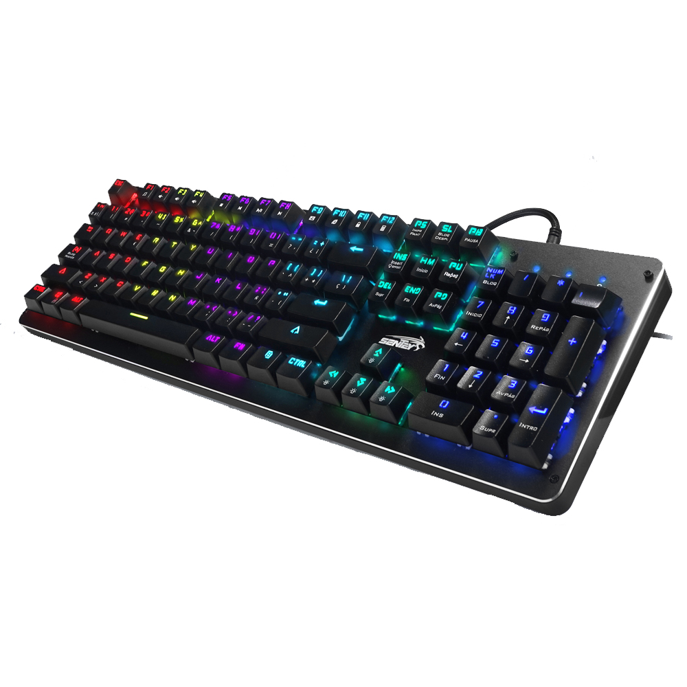 Teclado Mecanico Gs-530 Switch Outemu Rgb Sentey