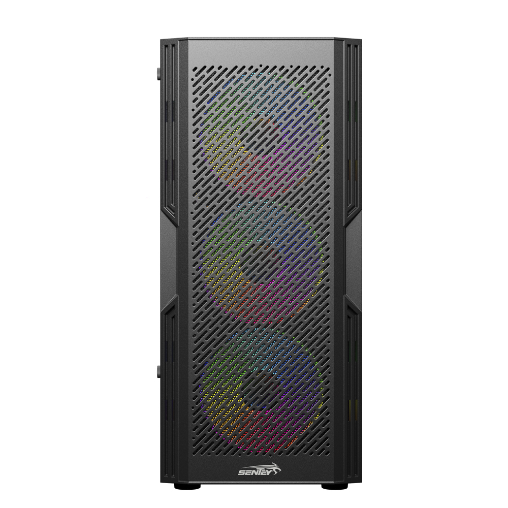 Gabinete Hunter Mesh Black Fans X4 Argb Tg Sentey