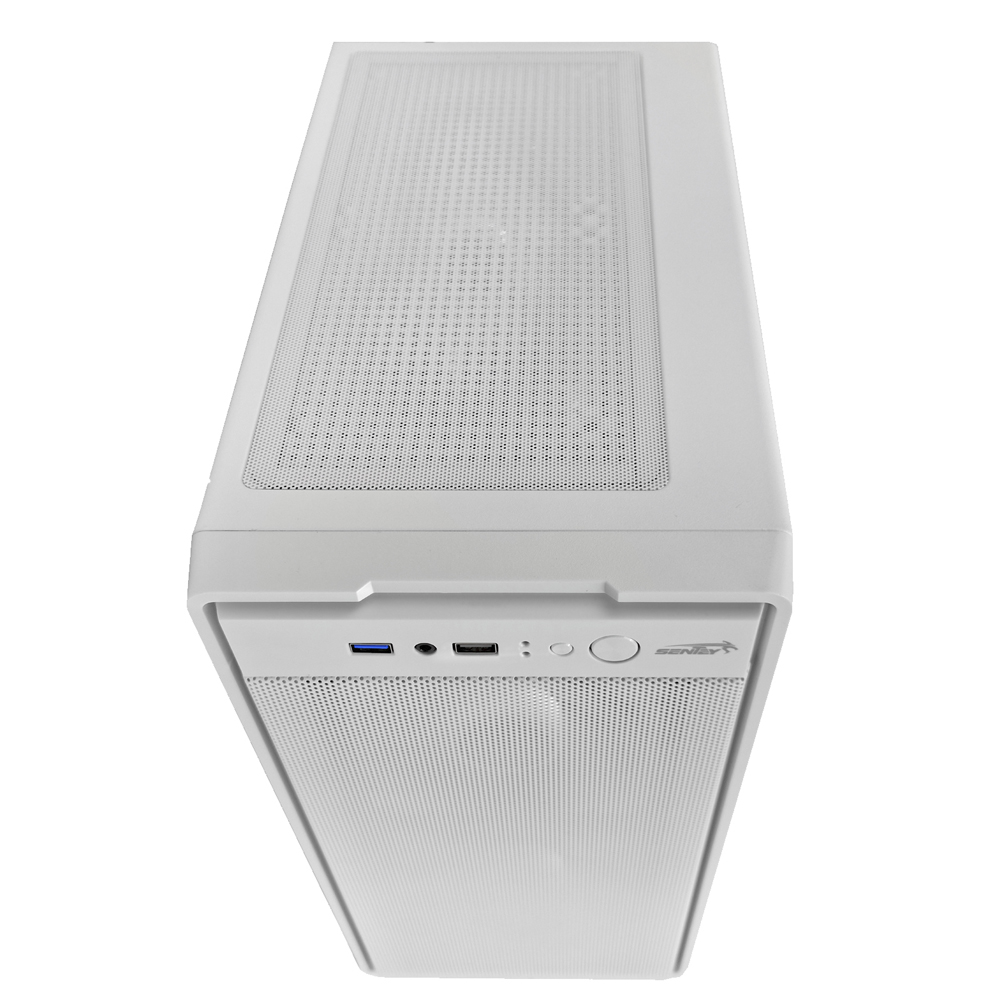 Gabinete M12 Mesh White Fan X3 Argb Tg Sentey