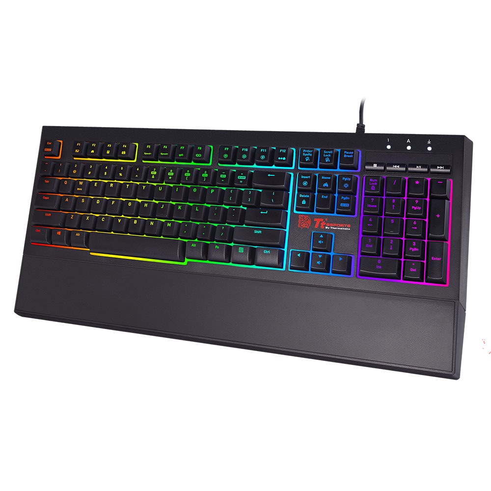 Kit Teclado + Mouse Challenger Elite Rgb Combo Esp Thermaltake