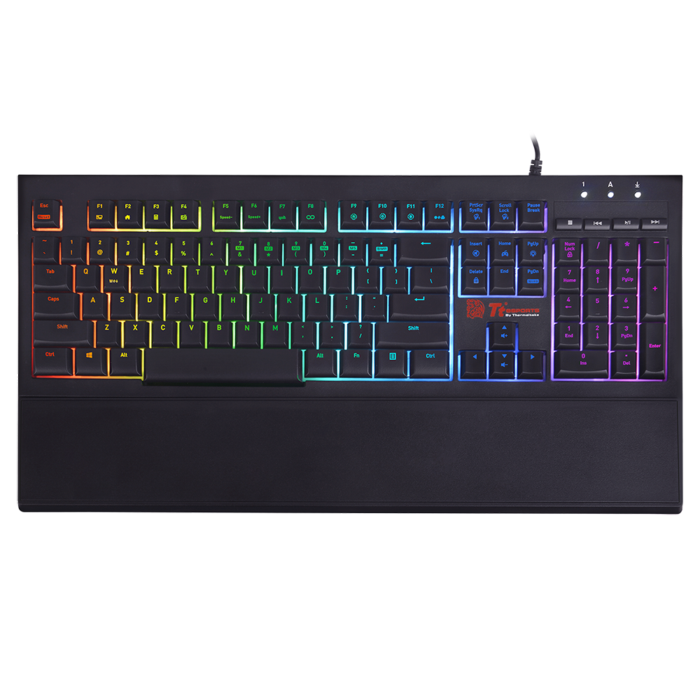 Kit Teclado + Mouse Challenger Elite Rgb Combo Esp Thermaltake