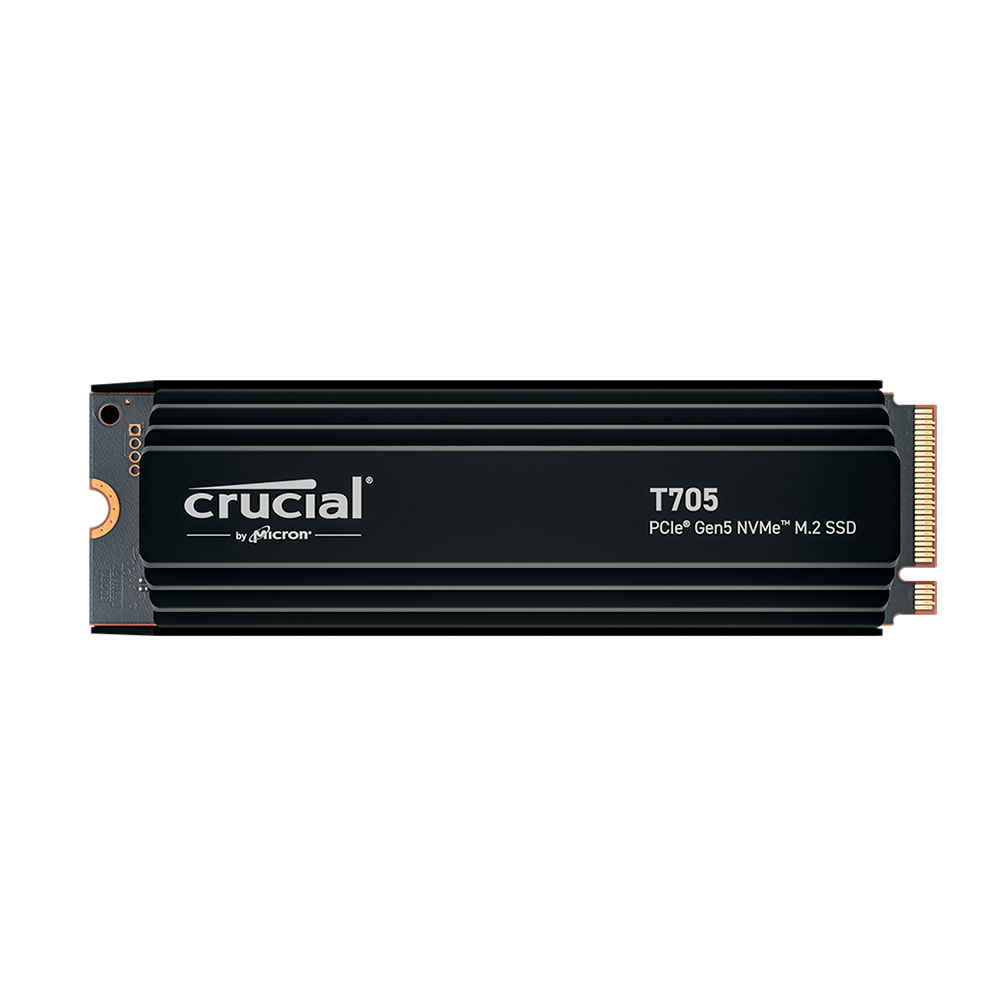 Disco Ssd 2tb M.2 T705 Heatsink Pcie 5.0 Gen5 Nvme Crucial