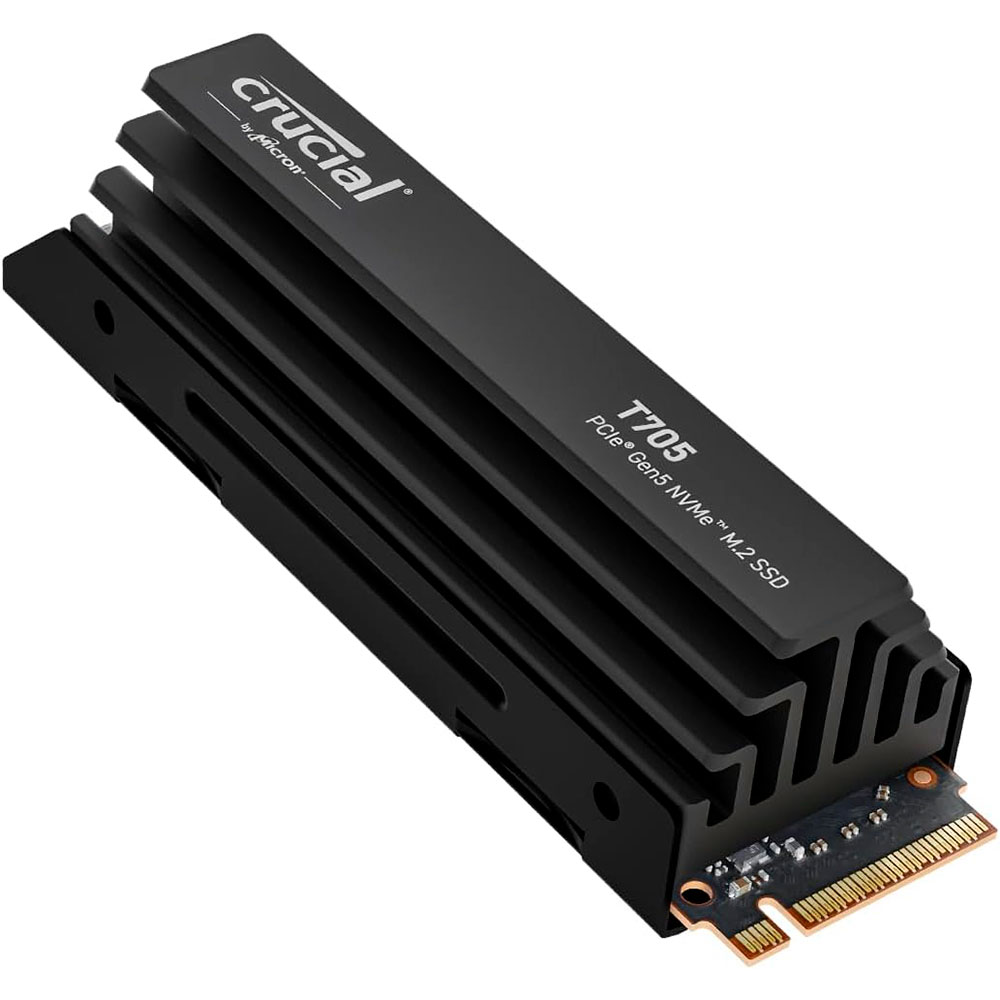 Disco Ssd 2tb M.2 T705 Heatsink Pcie 5.0 Gen5 Nvme Crucial