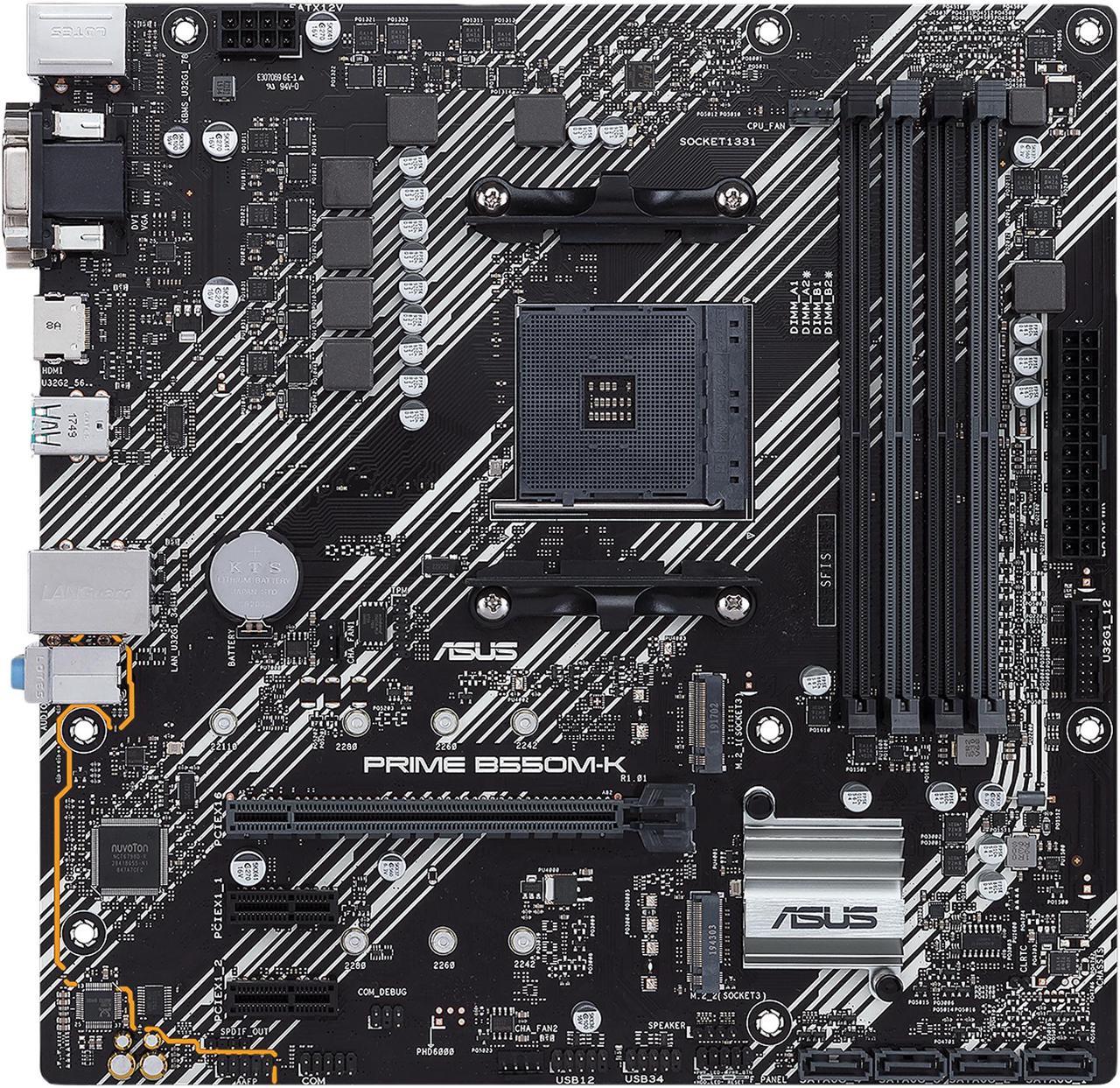 Motherboard Prime B550m-k Asus Am4