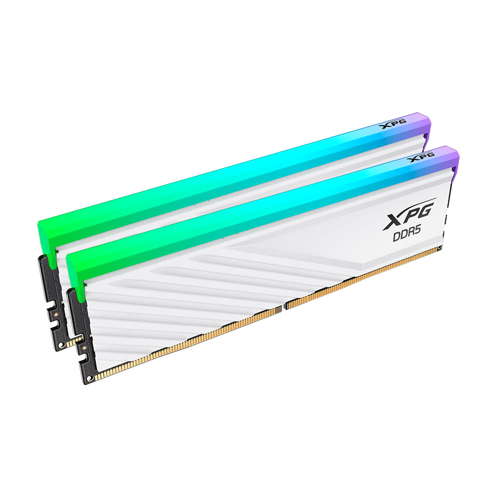 Memoria 32gb 2x16 6400mhz Ddr5 Lancer Blade White Rgb Xpg Adata
