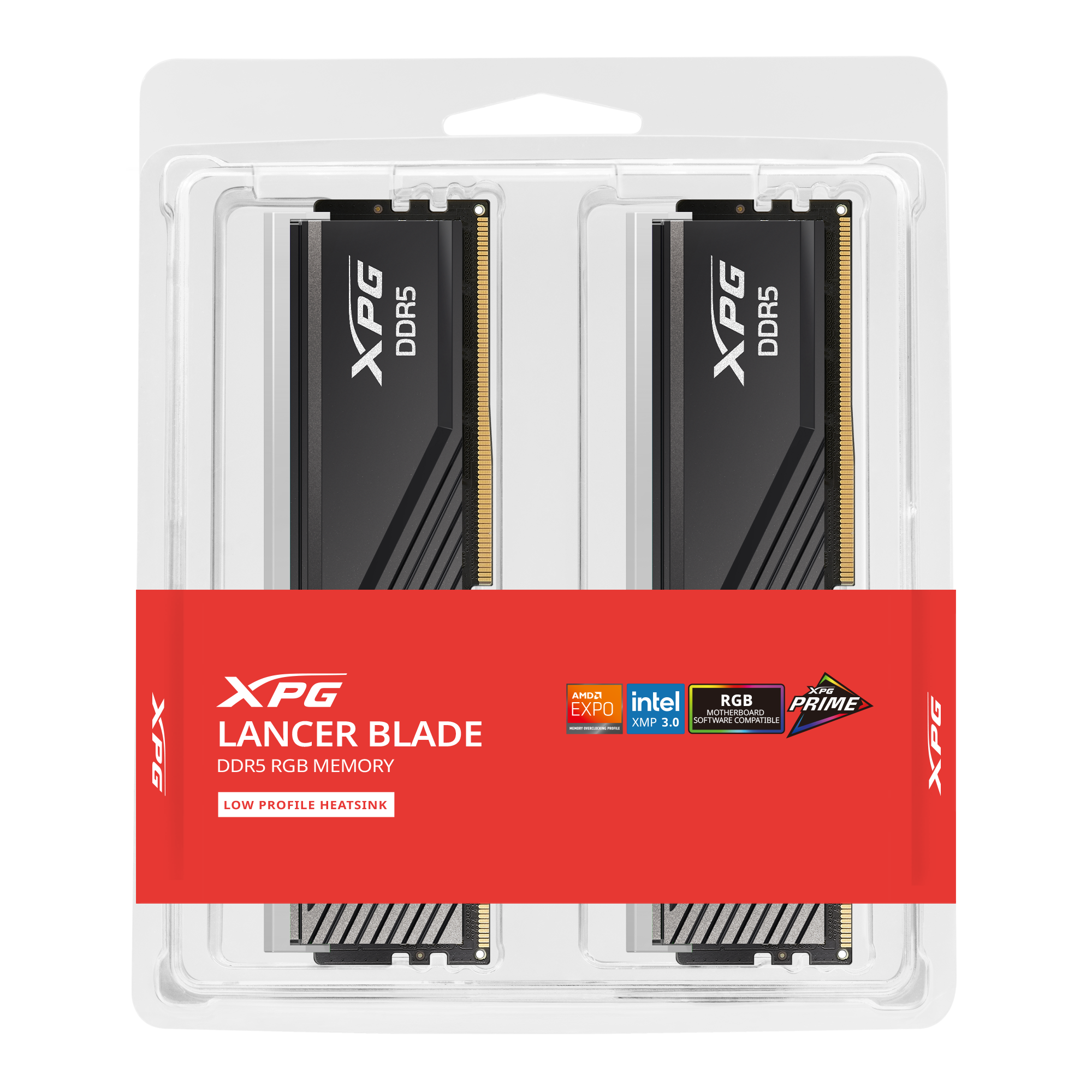 Memoria 32gb 2x16 6400mhz Ddr5 Lancer Blade Rgb Black Xpg Adata