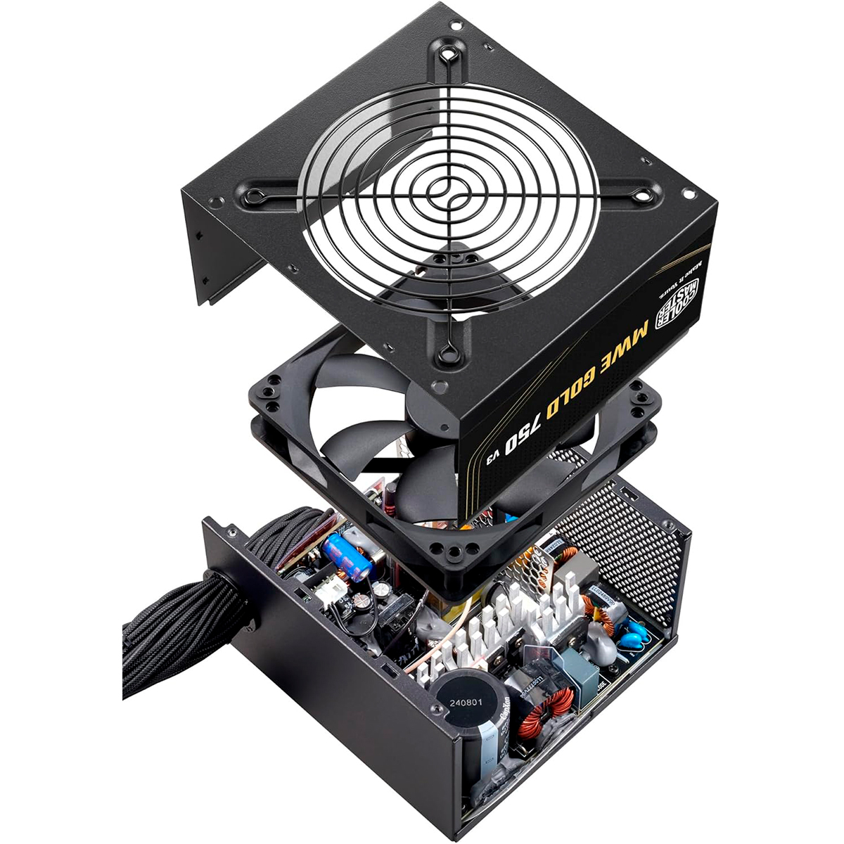 Fuente 750w 80+ Gold Mwe V3 Pcie 5.1 Cooler Master