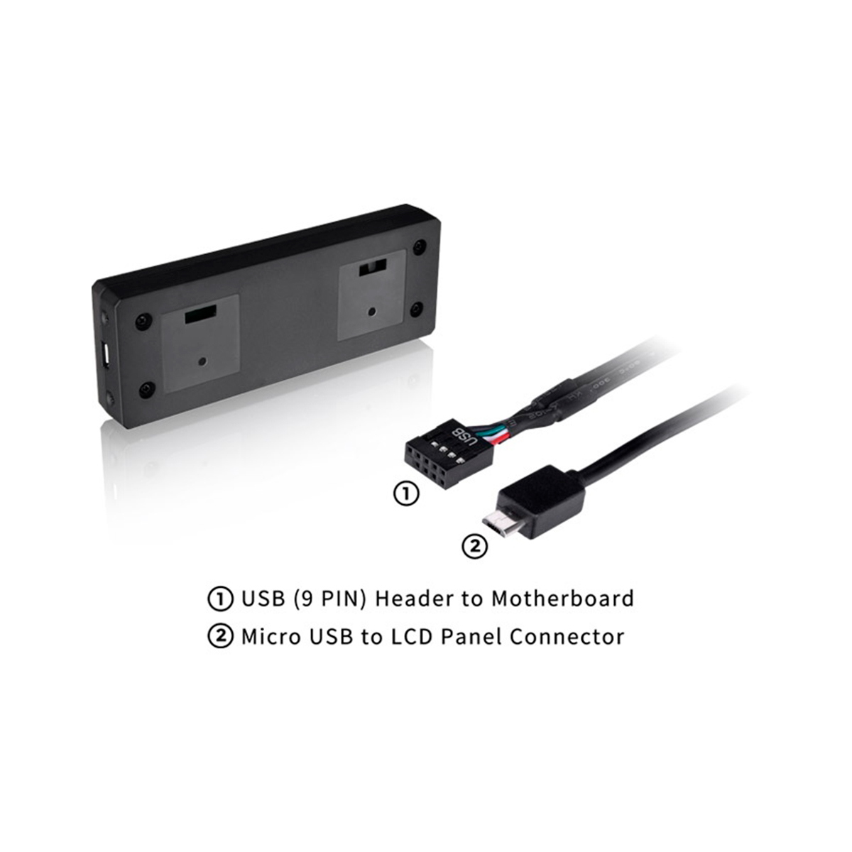 Pantalla Lcd Screen Kit 3.9 Black Thermaltake