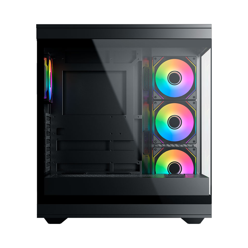 Gabinete Meta Tg Fans X4 Argb Black Xigmatek