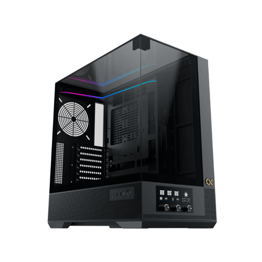 Gabinete Vision Tg Fans X7 Argb Black Xigmatek