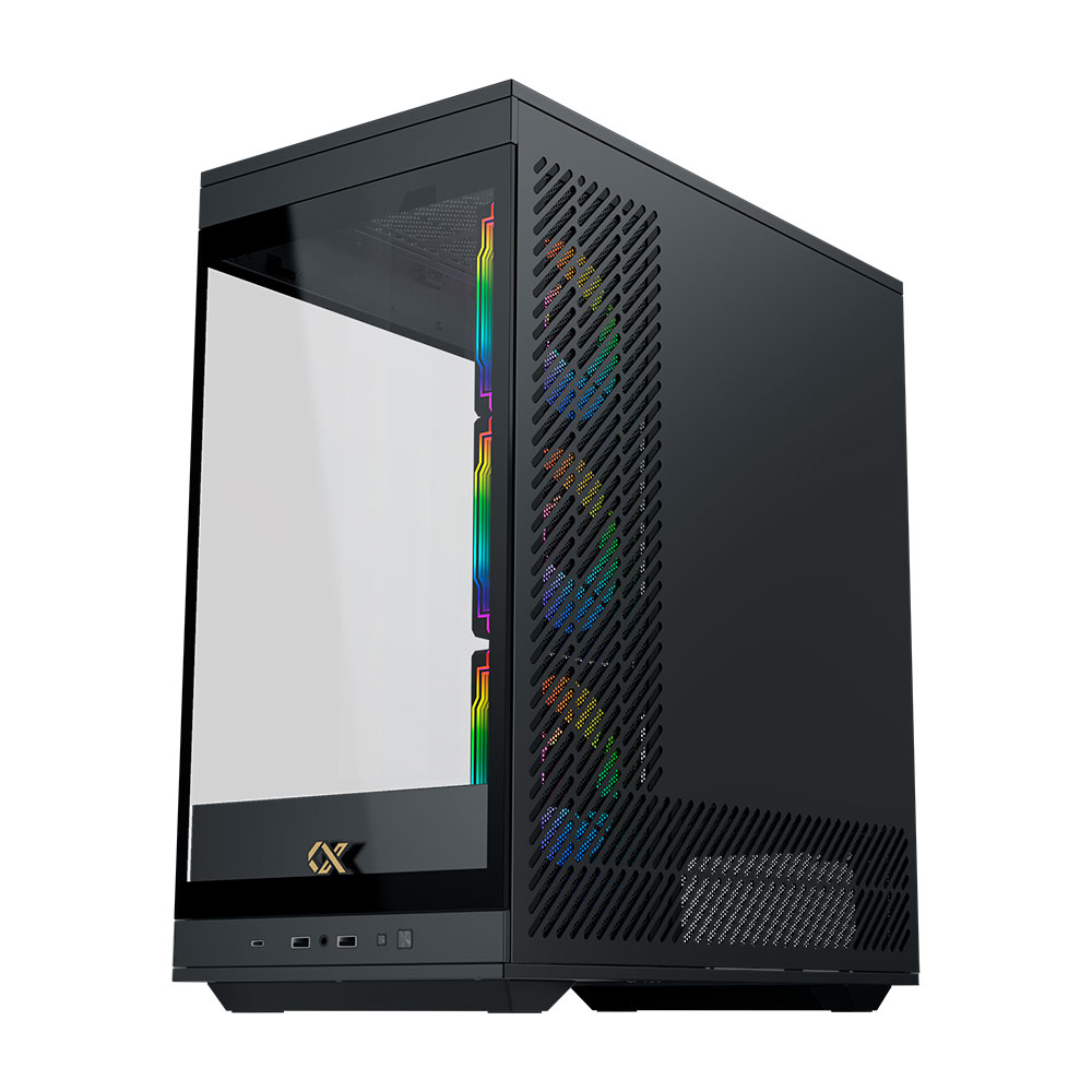 Gabinete Meta Tg Fans X4 Argb Black Xigmatek