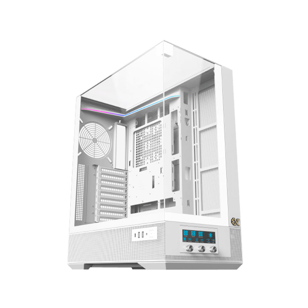 Gabinete Vision Pro Tg Fans X8 Argb Artic Xigmatek