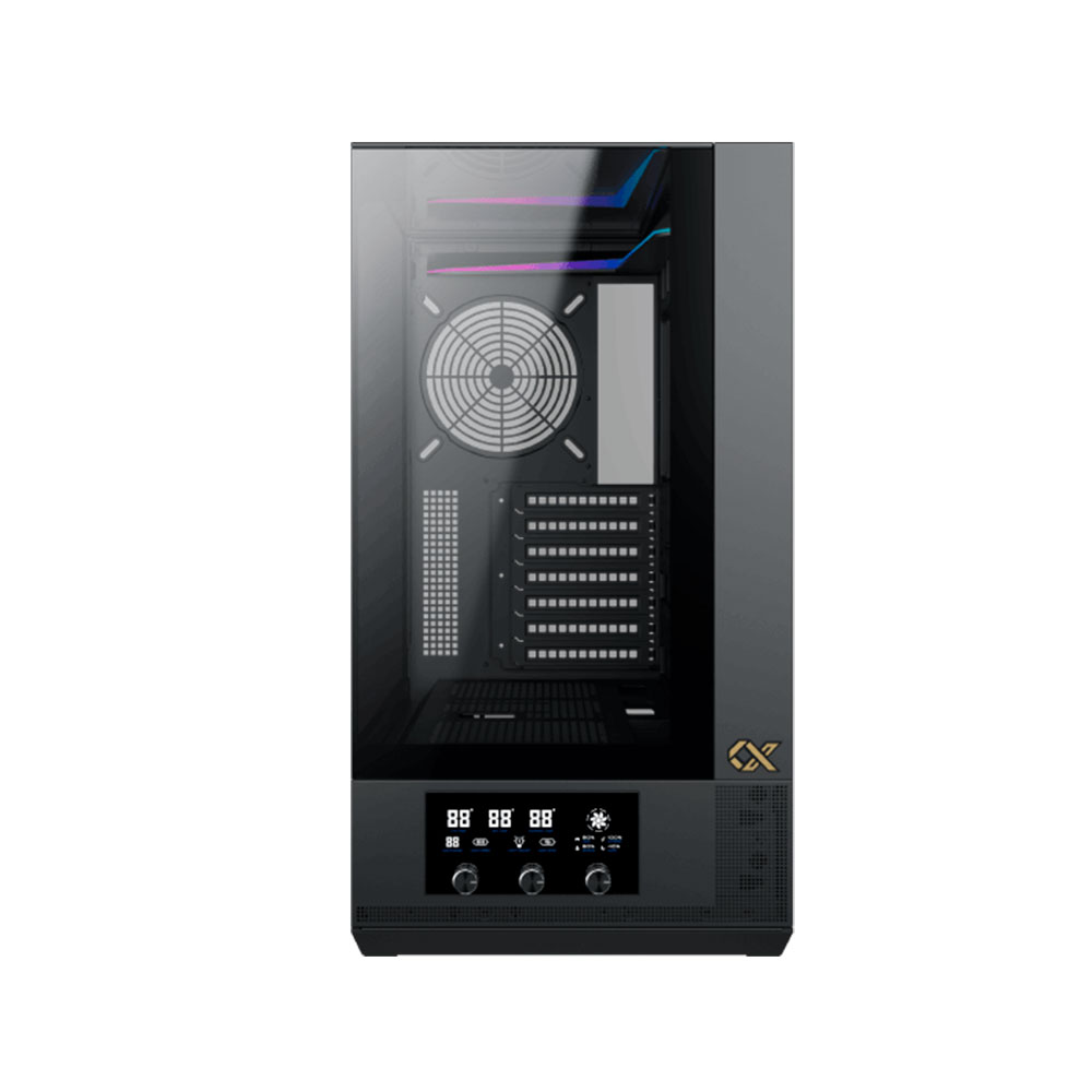 Gabinete Vision Tg Fans X7 Argb Black Xigmatek