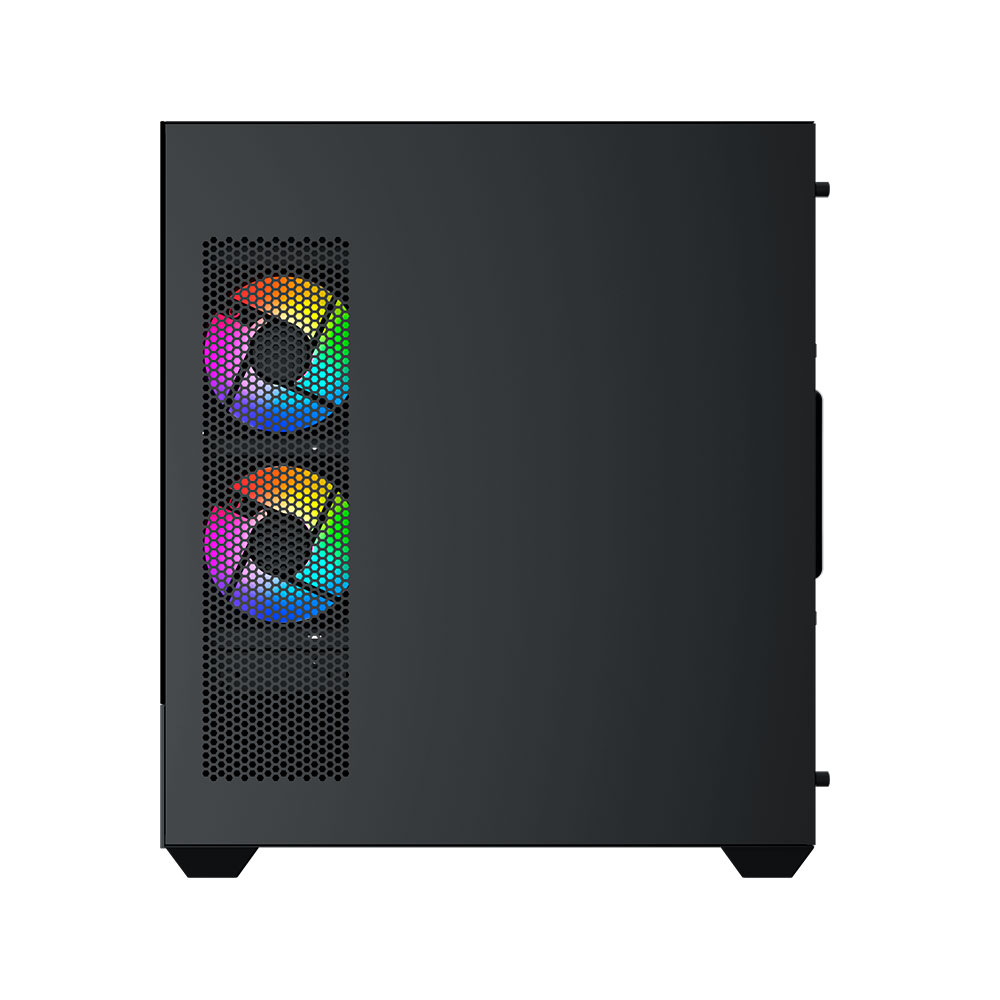 Gabinete Alphard Tg Fans X6 Argb Black Xigmatek