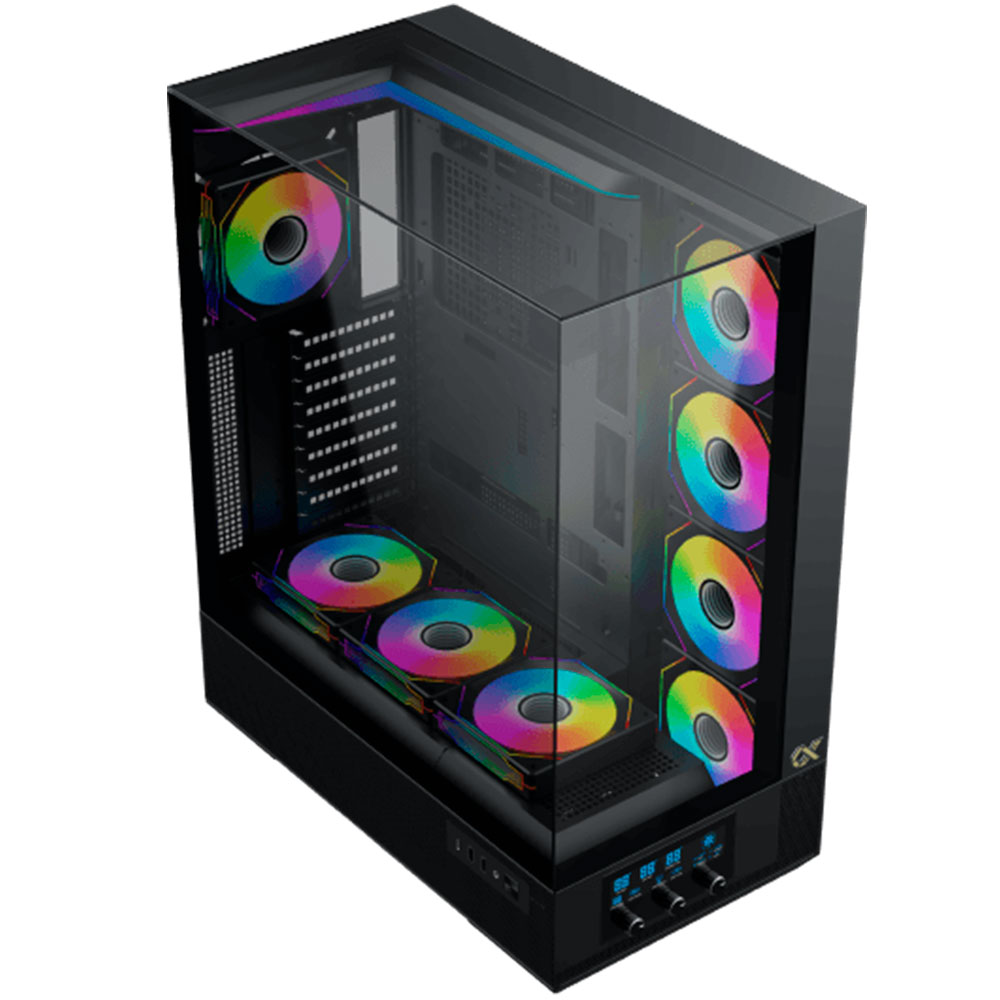 Gabinete Vision Pro Tg Fans X8 Argb Black Xigmatek