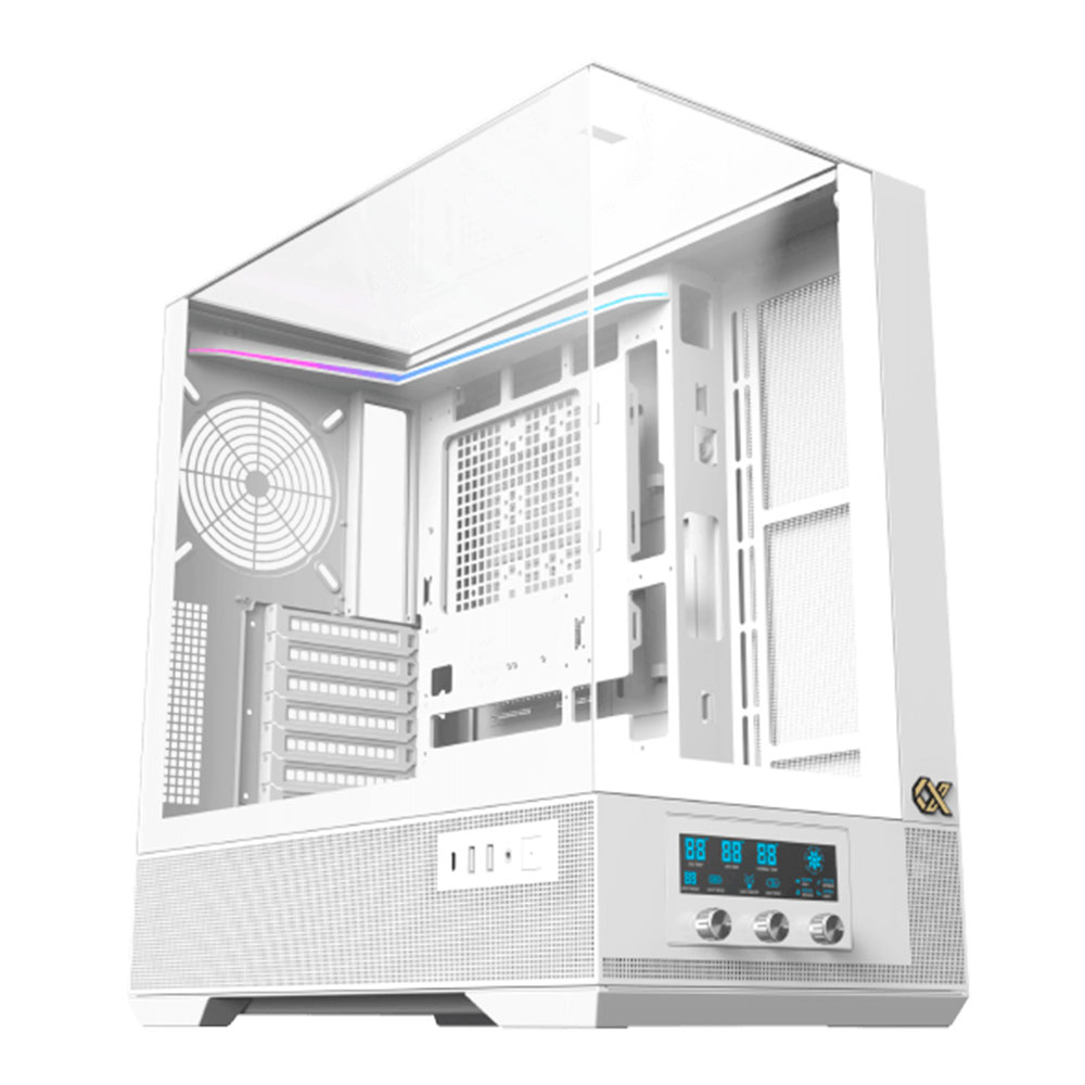 Gabinete Vision Tg Fans X7 Argb Artic Xigmatek