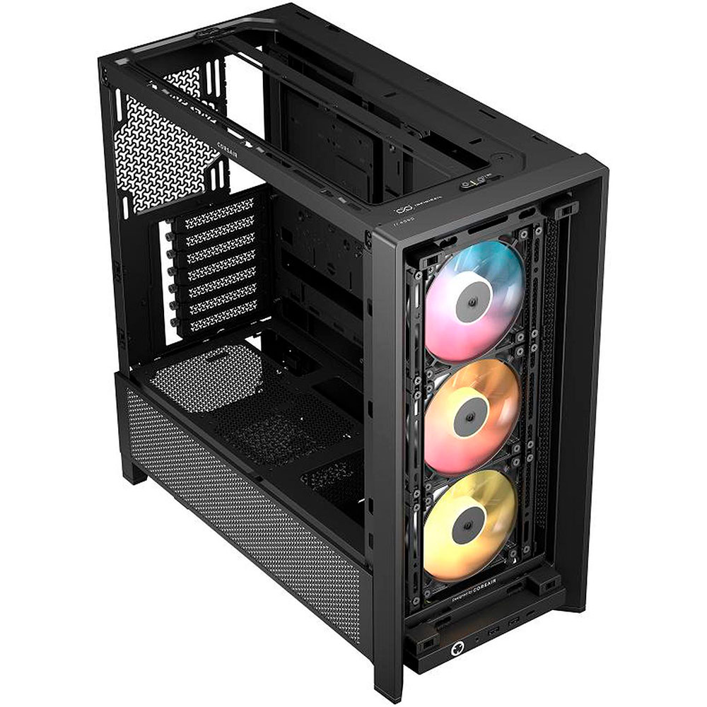 Gabinete Frame 4000d Rs Argb Airflow Black Corsair