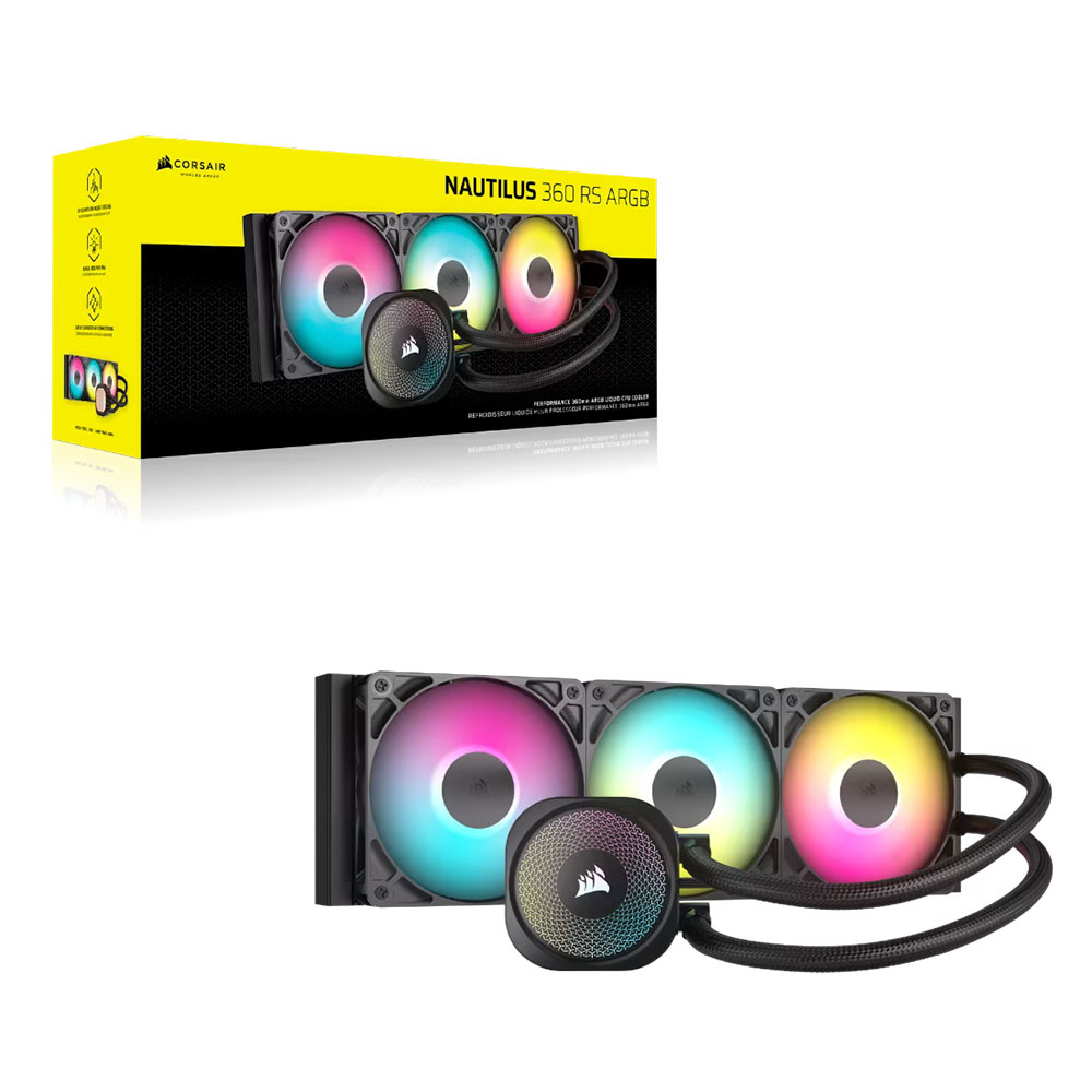 Water Cooling Nautilus 360 Rs Argb Black Corsair