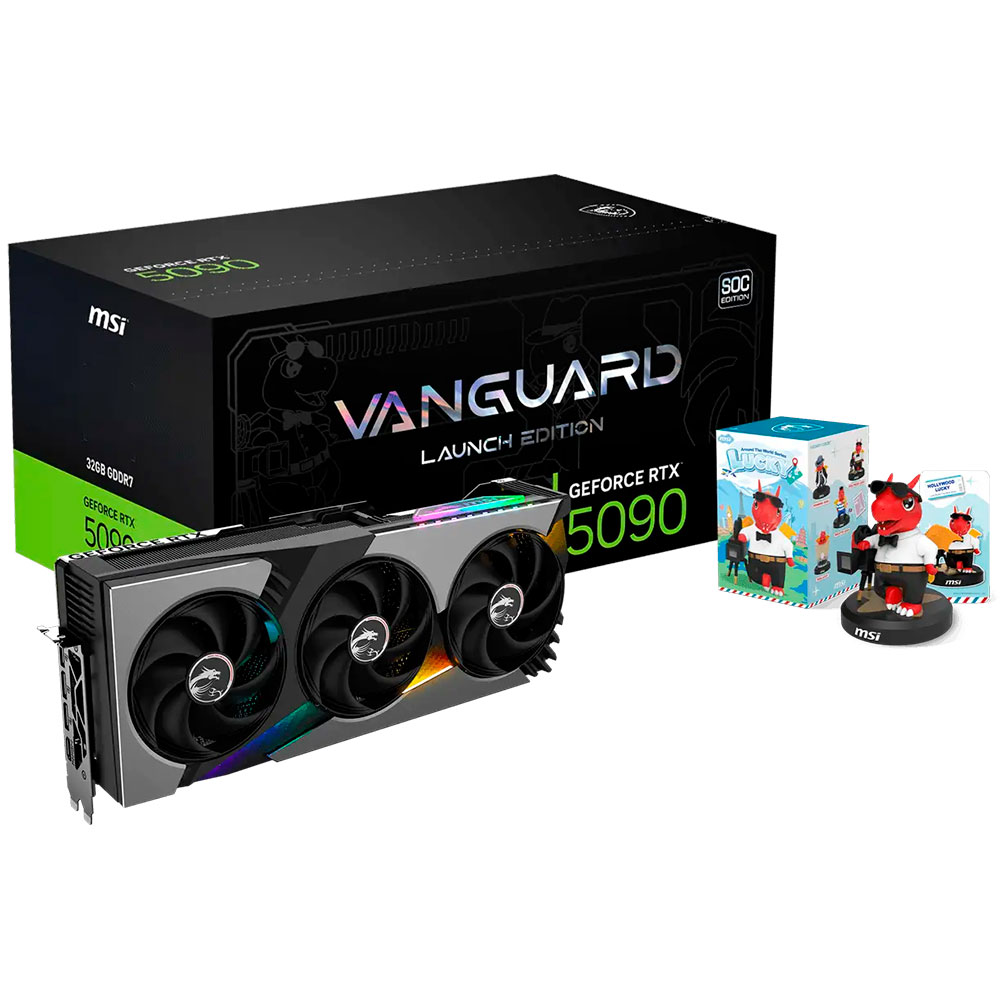 Placa De Video Msi Nvidia Geforce Rtx 5090 32g Vanguard Soc Launch Edition