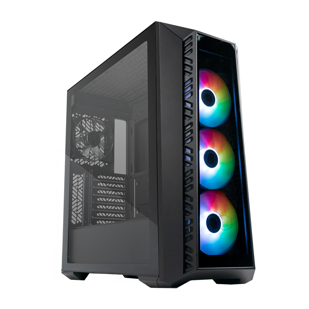 Gabinete Masterbox 520 Tg Argb Black Cooler Master
