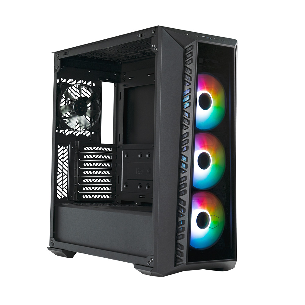 Gabinete Masterbox 520 Tg Argb Black Cooler Master