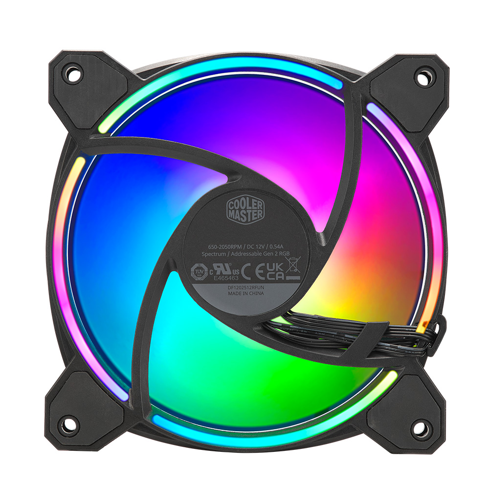 Cooler Fan Masterfan Mf120 Halo 2 Black Cooler Master