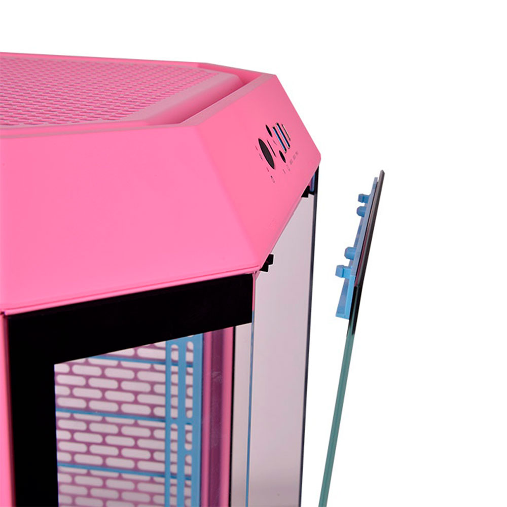 Gabinete The Tower 300 Bubble Pink Tg Fan X2 Thermaltake