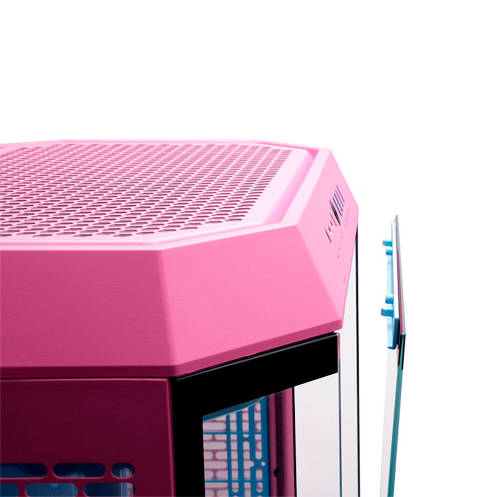 Gabinete The Tower 600 Bubble Pink Tg Fan X2 Thermaltake