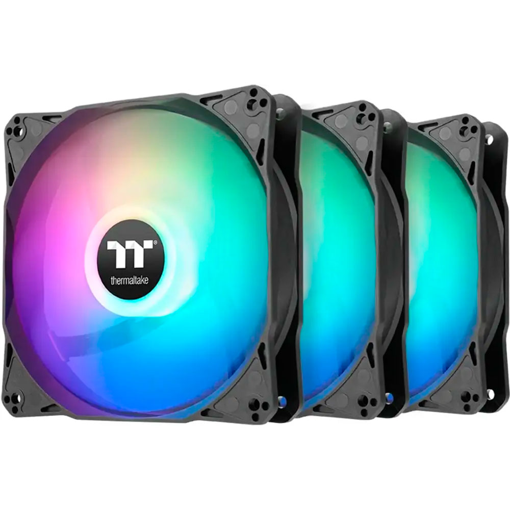 Cooler Fan Le120 Argb Pack X3 Black Thermaltake