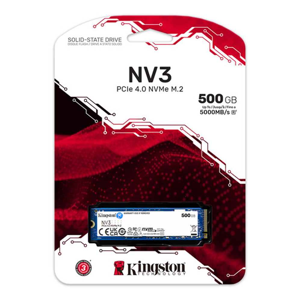 Disco Ssd 500gb M.2 Nv3 Gen4 Kingston