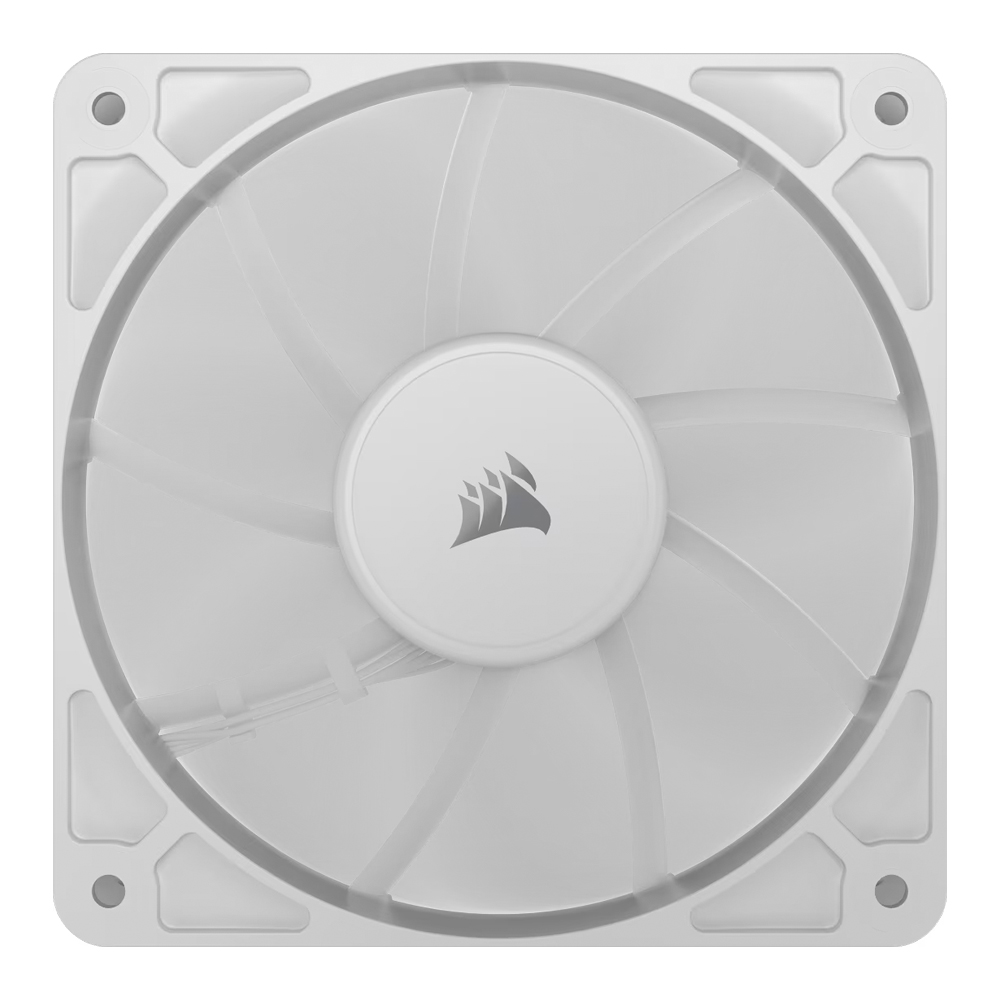 Cooler Fan Rs120 120mm Pwm White Pack 3 Corsair